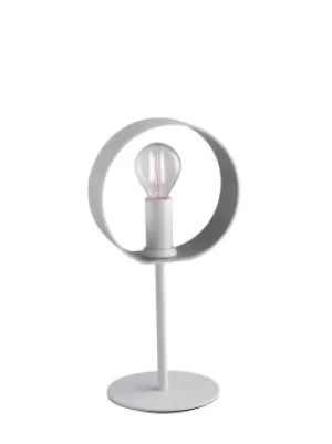 image of OLYMPIC Table Lamp White, Silver 16x32x13cm