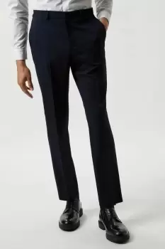 Image of Mens Slim Fit Navy Essential Suit Trousers