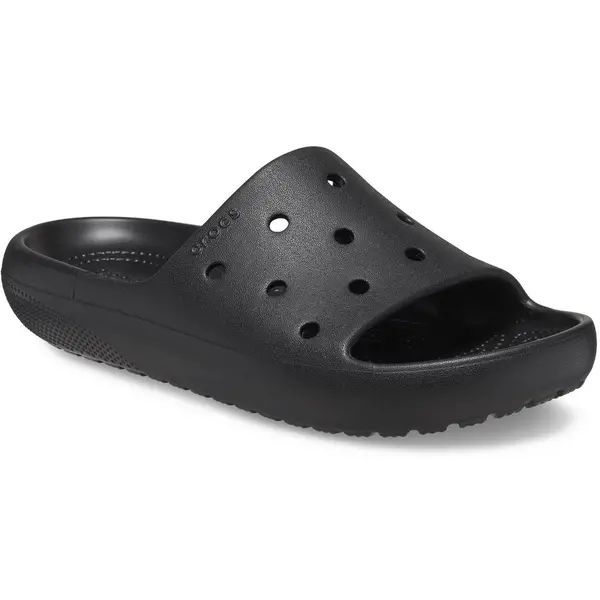 Image of Crocs Mens Classic Lightweight Sliders UK Size 6 (EU 39-40) Black CRC489-BLACK-6