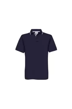 Image of Safran Sport Plain Short Sleeve Polo Shirt