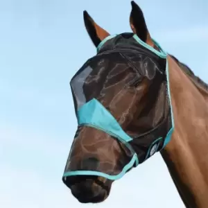 Image of Weatherbeeta Comfitec Fine Mesh Mask with Ears & Nose - Green