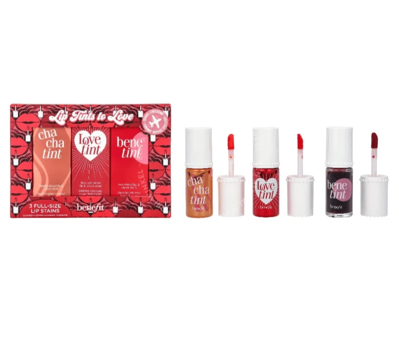 Image of Benefit Lip Tints to Love Set 3 x 6 ml