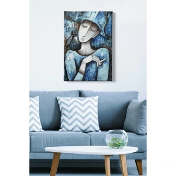Image of Kanvas Tablo (50 x 70) - 177 Multicolor Decorative Canvas Painting