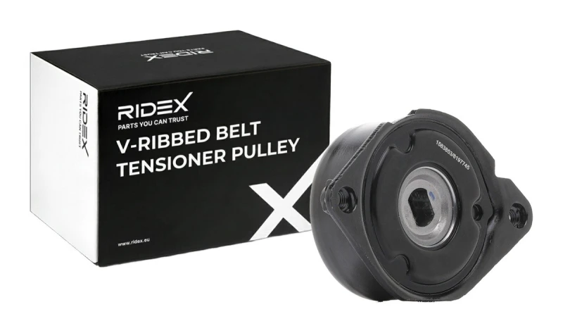 Image of RIDEX 310T0196 Tensioner Pulley Tensioner Pulley,v-ribbed belt (310)
