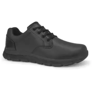 Image of Shoes For Crews Mens Saloon II Leather Shoes (7 UK) (Black) - Black