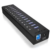 image of IcyBox 13 Port USB 3.0, 1 USB Charging Port Hub