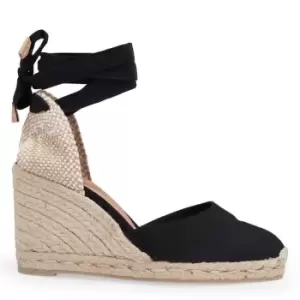 image of Castaner Carina Wedge Sandals - Black