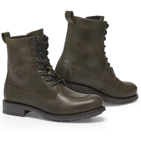 Image of REV'IT! Portland Olive Green Black Motorcycle Shoes Size 40