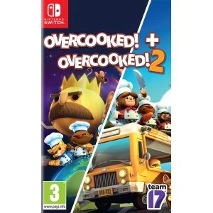 image of Overcooked & Overcooked 2 Nintendo Switch Game