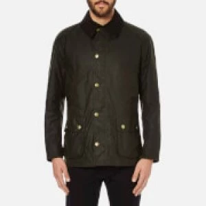Image of Barbour Heritage Mens Ashby Wax Jacket - Olive - XL