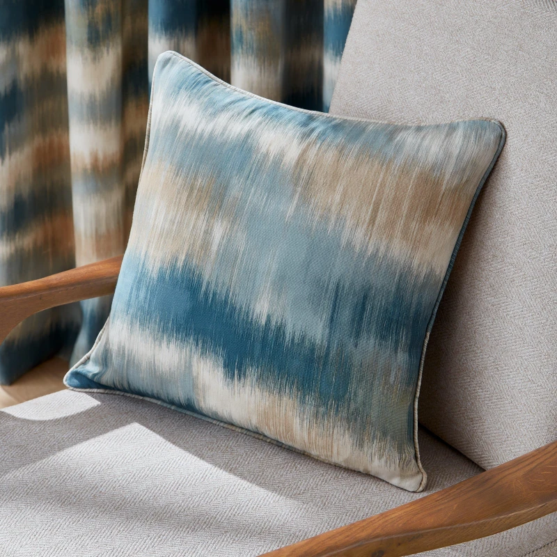 Image of Catherine Lansfield Ombre Texture Cushion Cushions 45x45cm Green 42479218045