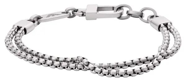 Image of Emporio Armani EGS2805040 Mens Asymmetrical Stainless Steel Jewellery