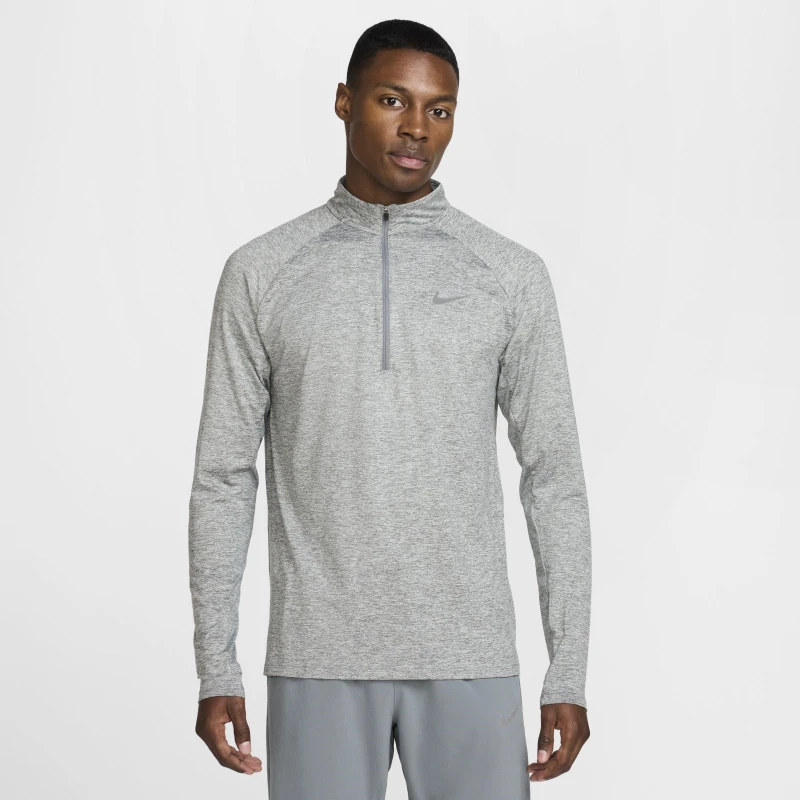 Image of Nike Stride Half Zip Top Mens Grey male M