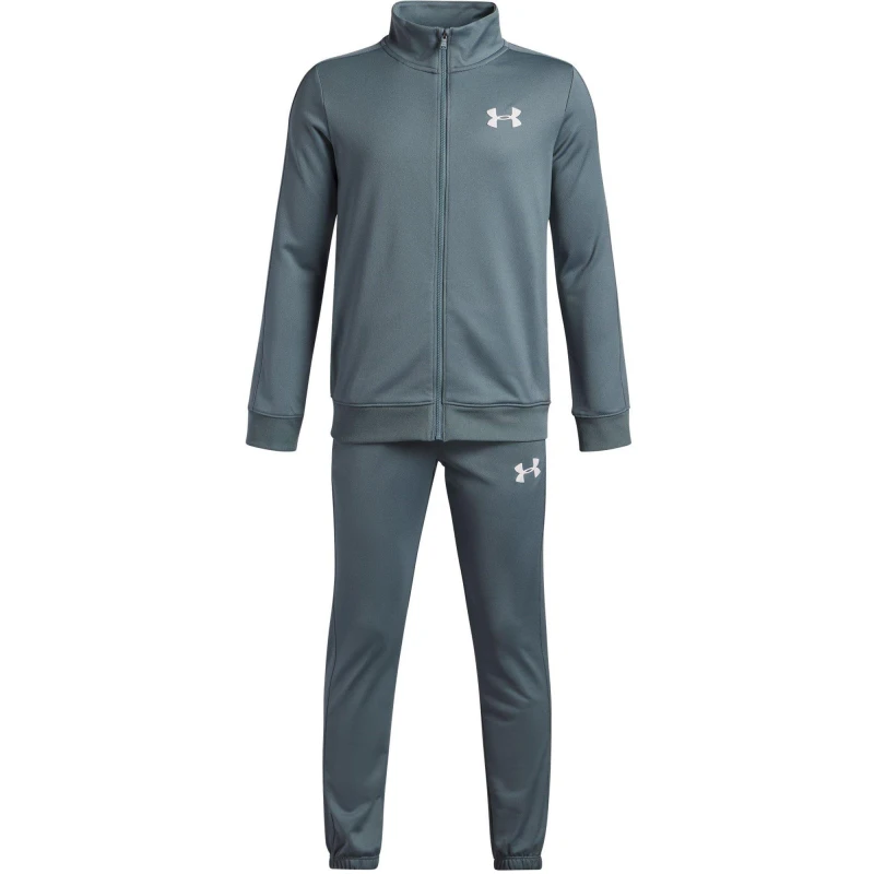 Image of Under Armour >Under Armour UA Rival Knit Tracksuit Boys' Jasper Blue male 13 (XL)