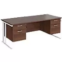 image of Dams International Desk MCM18P22WHW 1,800 x 800 x 725 mm