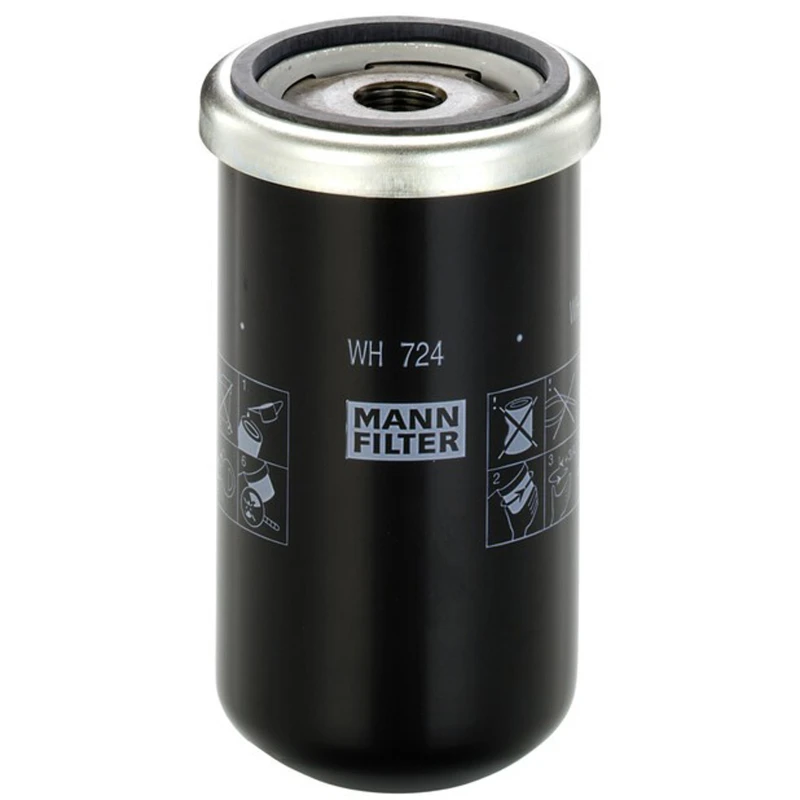 Image of MANN-FILTER WH 724 Oil filter Spin-on Filter Oil Filter (7)