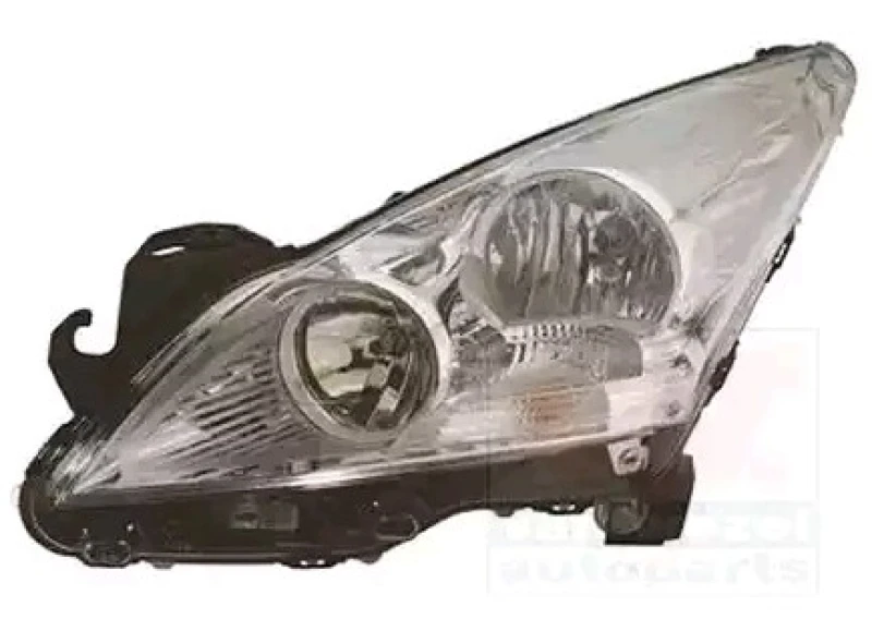 Image of VAN WEZEL 4076961 Headlights H7/H7, Left, with motor for headlamp levelling Headlight (259)