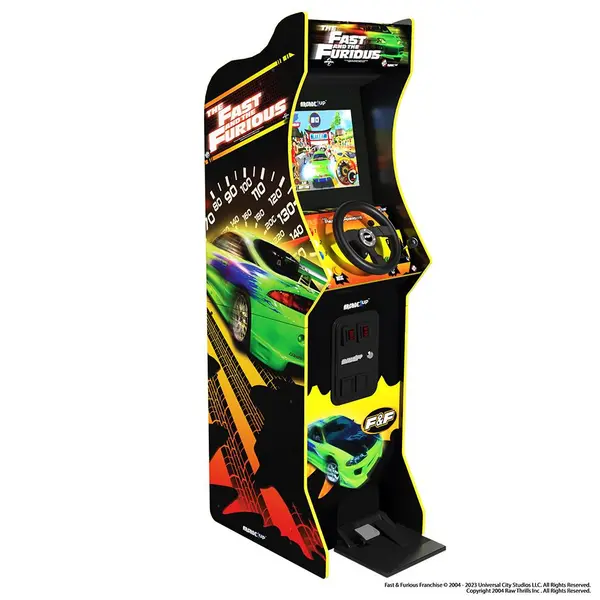 image of Arcade1Up Fast and Furious Racing Arcade Machine FAF-A-300211