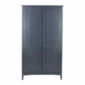 Image of Como Midnight Blue 2 Door Wardrobe Blue