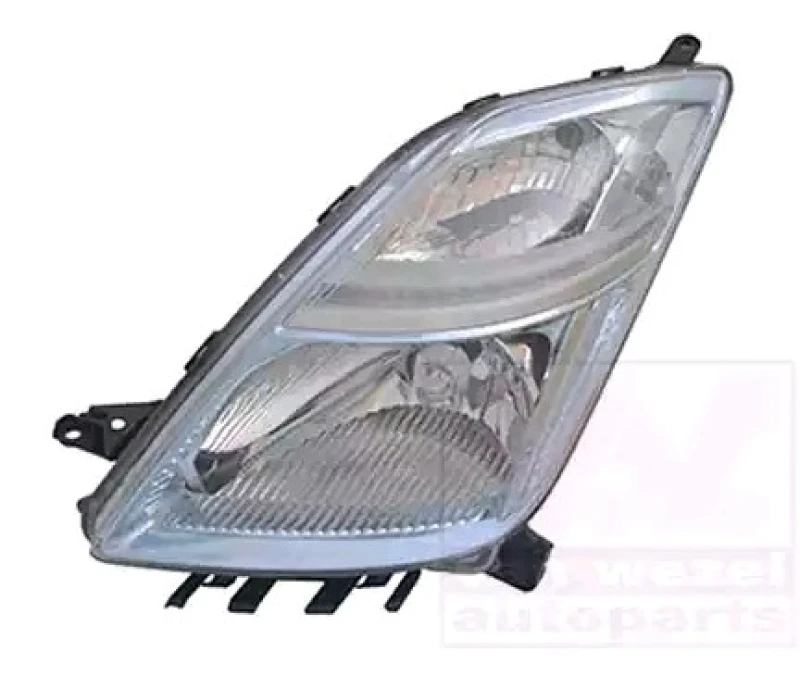 Image of VAN WEZEL 5466963 Headlights H4, Left, with motor for headlamp levelling Headlight (259)