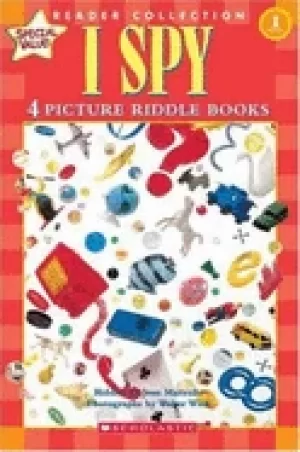 Image of scholastic reader level 1 i spy 4 picture riddle books
