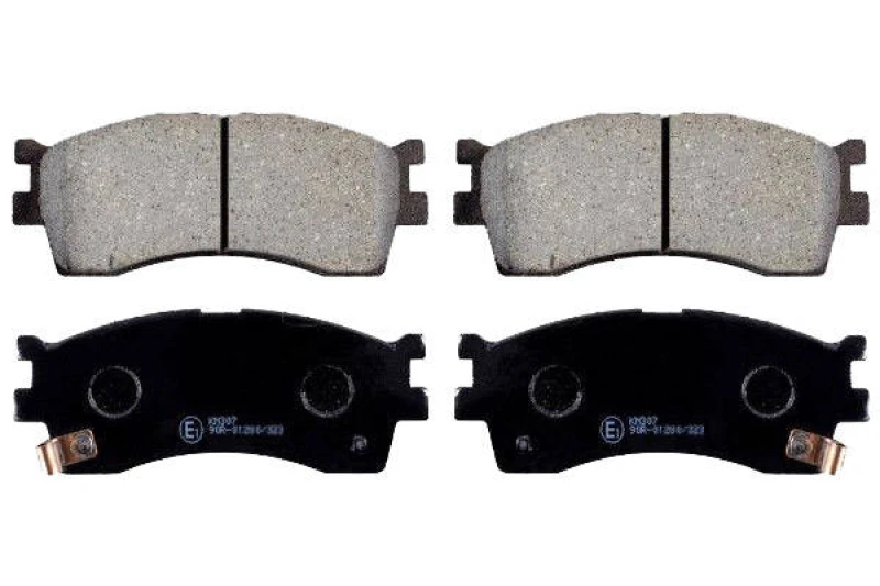 Image of SWAG 33 10 5086 Brake pad set Front Axle, with acoustic wear warning Brake Pad Set,disc brake (402)