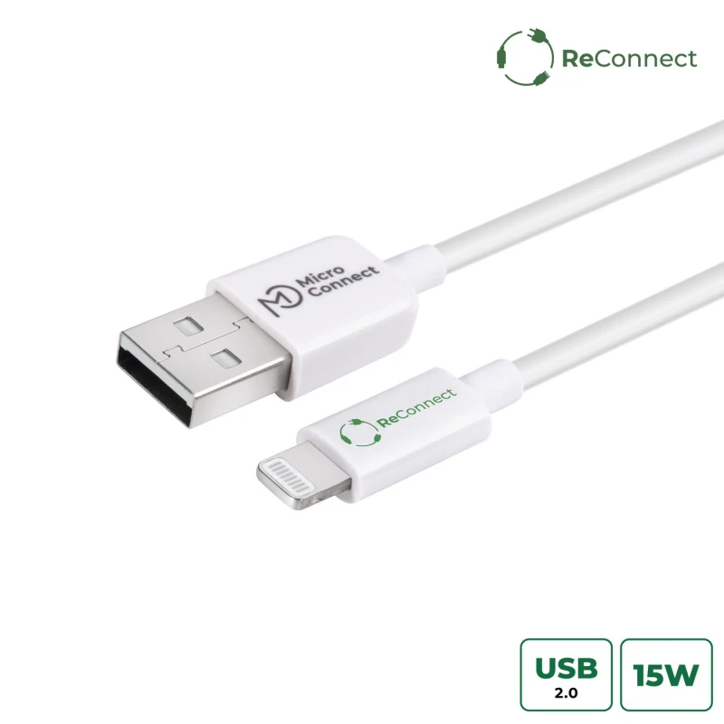 Image of Microconnect ECO-LIGHTNING0.15 lightning cable 0.15 m White