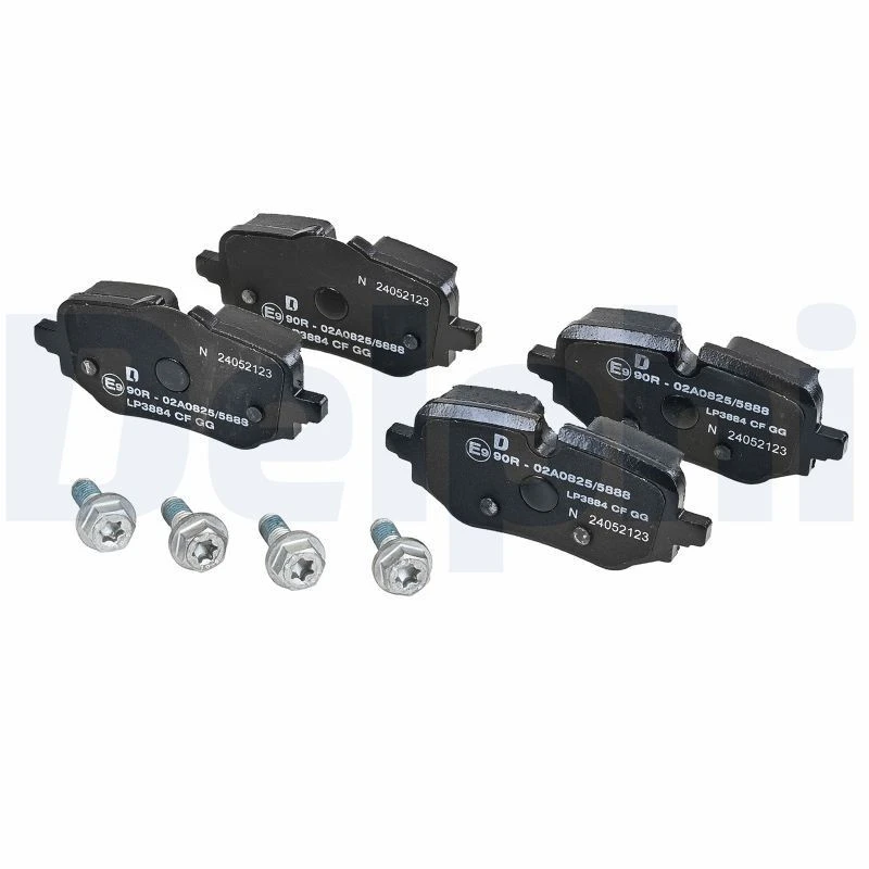 Image of DELPHI Brake pad set DELPHI LP3884
