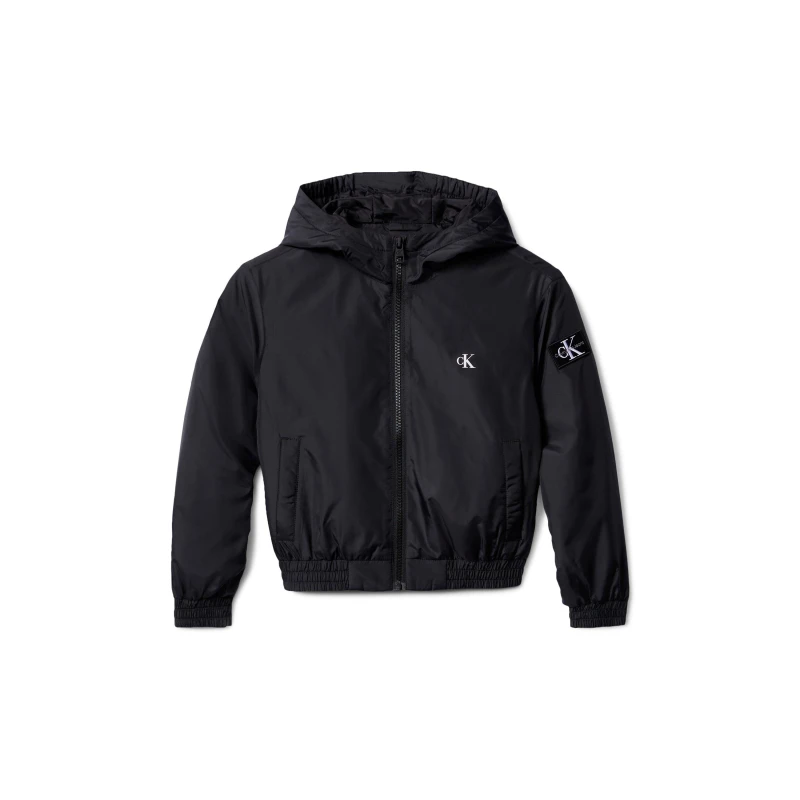 Image of Calvin Klein Jeans Kids Padded Harrington Jacket CK Black BEH male 14Y