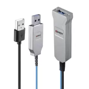 Image of Lindy 30m Fibre Optic USB 3.0 Cable