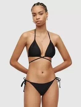 Image of Allsaints Allsaints Rosa Bikini Top - Black
