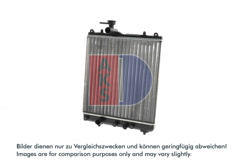 Image of AKS DASIS 322004N Engine radiator Aluminium, Mechanically jointed cooling fins Radiator,engine cooling (470)