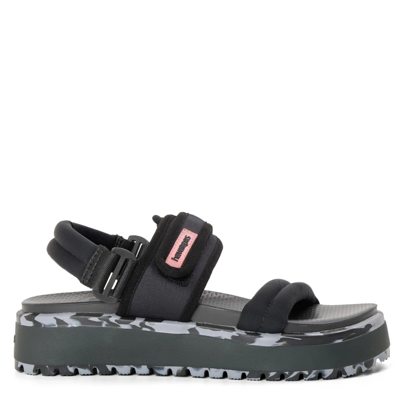 Image of Havaianas Unisex Kids Hav. Street Shanghai Black Flip Flops Black unisex 1