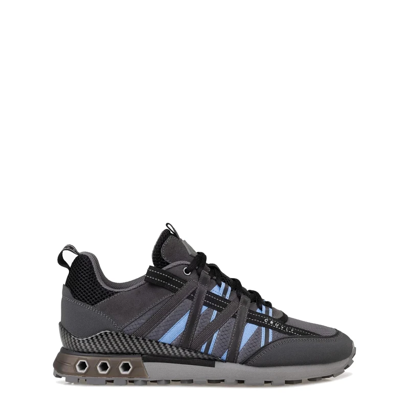 Image of Cruyff Fearia Hex-Tech Trainers Grey Blue male UK 6