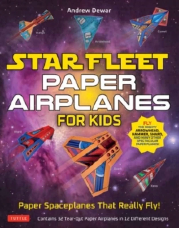Image of Star Fleet Paper Airplanes for Kids. Paperback. By Andrew Dewar Books