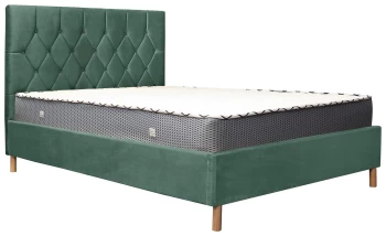 image of Birlea Loxley King Size Bed Frame - Green