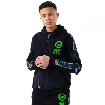 image of Hype Hype x Nerf Heat Camo Kids Zip Hoodie - Black