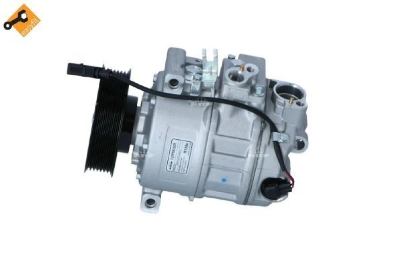 Image of NRF 32613 AC Compressor EASY FIT PAG 46, Refrigerant: R134a, with seal ring, with gaskets/seals Compressor,air conditioning (447)