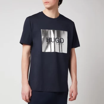 Image of HUGO Mens Dolive T-Shirt - Dark Blue - S