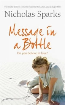 Image of Message in a Bottle by Nicholas Sparks Book
