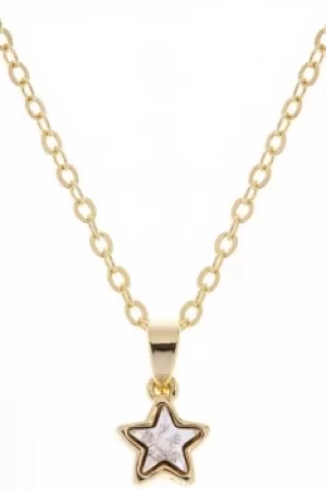 Image of Ted Baker Ladies Gold Plated Crystal Star Necklace TBJ1684-02-02