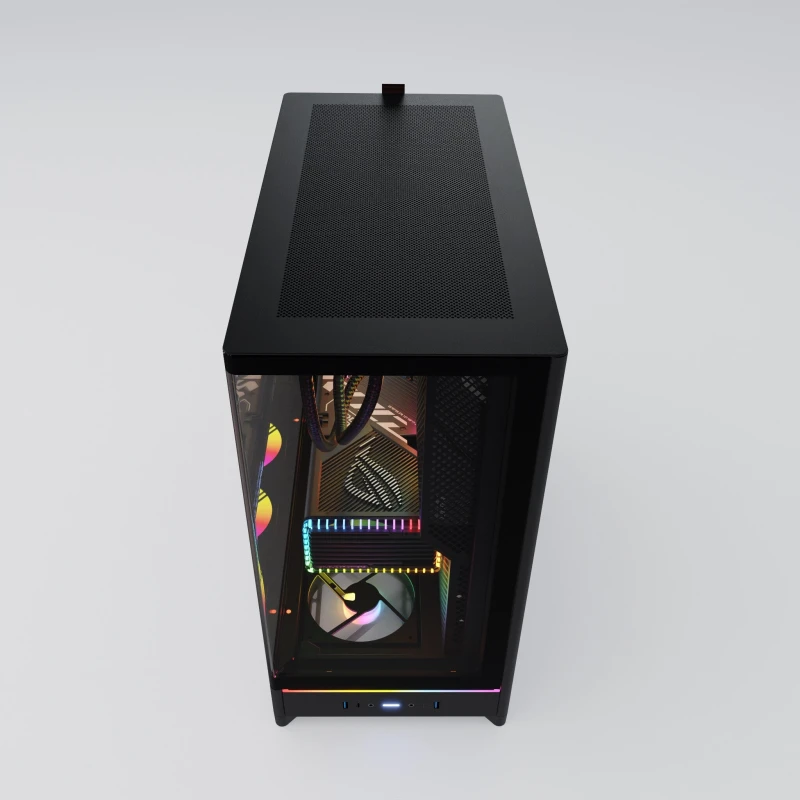 Image of CyberpowerPC CyberPowerPC VV2452 PC AMD Ryzen 7 9800X3D 32GB DDR5-SDRAM 2 TB SSD NVIDIA GeForce RTX 5090 Windows 11 Home Midi Tower Black VV2452