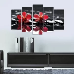 Image of 5M-10 Multicolor Decorative MDF Painting (5 Pieces)