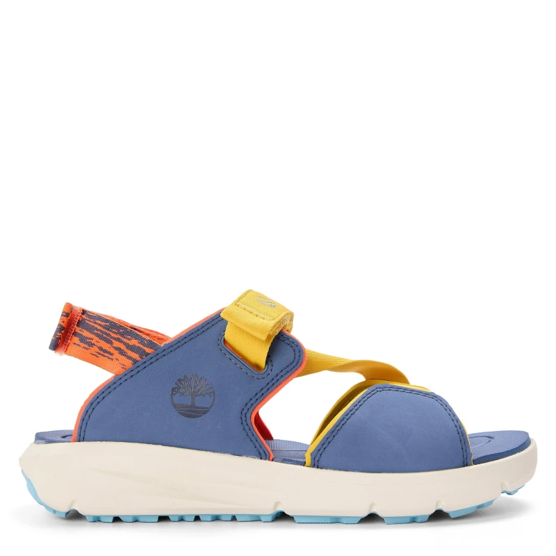 Image of Timberland Mens Backstrap Flat Sandals Med Ylw Webbing male 3.5 (36.5)