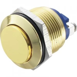 Image of TRU COMPONENTS GQ 19H G Tamper proof pushbutton 48 Vdc 2 A 1 x OffOn IP65 momentary