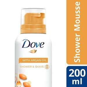 image of Dove Argan Oil Shower Mousse 200ml