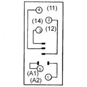 Image of Relay socket Omron P2RF 05E Compatible wi