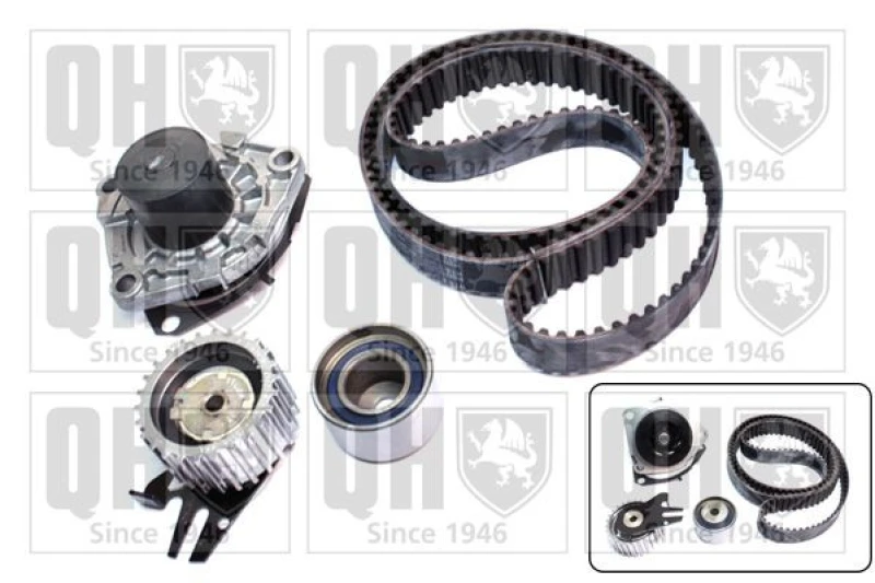 Image of QUINTON HAZELL Water pump and timing belt kit QUINTON HAZELL QBPK6870