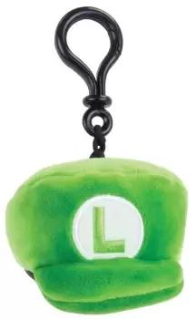 image of Super Mario Mario Kart - Luigi's Hat (Club Mocchi-Mocchi) Keyring Pendant green white