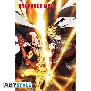 image of One Punch Man - Saitama & Genos - Maxi Poster